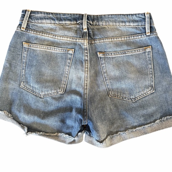 Frame Le Grand Garçon Denim Short Sz 26 EUC - Picture 2 of 6